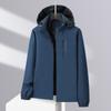 Nova Jaqueta de Algodão com Grafeno à Prova de Vento e Impermeável para Homens, Roupa Quente para Exterior Outono e Inverno para Mulheres, Jaqueta com Capuz Removível, Roupa para Casal
