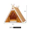 Ninho de Gato Quente de Inverno Villa para Gatos Casa de Gato Concha Saco de Dormir Semi-fechado Arranhador de Gato Sem Rasgos Sisal Conta para Gato