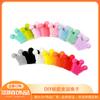Venta al por mayor de cuentas de silicona de punto Cuentas de silicona de corona cuentas redondas Joyería DIY Cadena anticaída Cuentas sueltas Accesorios para collar pulsera