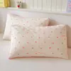 Funda de almohada para dormitorio de estudiante, a prueba de aceite y saliva, 48cmx74cm, juego de dos, funda de almohada individual para uso doméstico