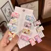 Pinza para el Cabello de Caramelo de Chocolate de Gatita Linda, Pinza para el Cabello Divertida de Dibujos Animados Linda, Pinza Lateral para Flequillo Roto de Corazón Girly