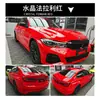 Película para Cambio de Color de Coche en Colores como Rojo Rosa, Rosa Rosa, Amarillo Maíz, Gris Acero, Naranja Coral, Rosa Té con Leche Oolong, Autorreparable para Carrocería de Coche