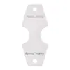 Cartulina Plegable con Forma de 8 para Exhibición de Pulseras, Diademas, Collares Tarjeta de Empaque para Joyería Cartulina 100 Hojas