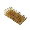 Caixa Organizadora de Paleta de SombrasAcrílico Transparente Organizador de Maquiagem de Mesa para Pó e Blush