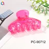 Pinza Grande para Cabello de Calabaza de Color Vidrio Versátil Pinza de Tiburón de Gama Alta para la Parte Posterior de la Cabeza Accesorios para el Cabello Venta al por Mayor