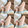 Calcetines de Rasgar a Mano Delgados Desechables Hotel Club Seda Negra y Blanca JK Chica Popular Medias Sexys Amor