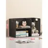 Prateleira de armazenamento para mesa de escritório estante de mesa prateleira de mesa pequena multicamadas porta-copos simples prateleira de armazenamento de livros para dormitório