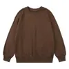 Sudadera de Forro Polar Grueso de 350g con Cuello Redondo para Hombre, Versión Engrosada para Otoño e Invierno, Talla Europea, Marca de Tendencia Oversize, Impresión Digital Directa Personalizada