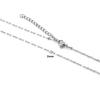 Acero Inoxidable Chapado al Vacío en Oro de 18K Cadena de Eslabones Torcidos Moderna Versátil Cadena de Caja Extensión Collar Joyería DIY Cadena Lisa