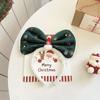 Diadema Navideña de Oso Lindo Tocado Lazo Rojo Atmósfera Femenina Vestido Festivo Foto Cos Accesorios para el Cabello