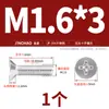 Tornillos de Acero Inoxidable 304 Estándar Nacional de Cabeza Plana Ranurada Tornillos de Cabeza Avellanada Pernos Pequeños Accesorios Completos M3M4-M10Mm