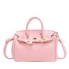 Bolsa de Ombro Simples Platina para Deslocamento Transfronteiriço, Moda, Couro Macio, Grande Capacidade, Bolsa Transversal Elegante que Combina com Tudo, Bolsa de Mão para Mulheres