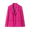 2025 primavera nuevo temperamento europeo y americano ropa de mujer transfronteriza moda pequeña fragancia abrigo de un botón w091 2481