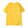 Camiseta de algodón puro para niños logo personalizado manga corta actividades de escuela primaria uniforme de clase de jardín de infantes imprimir texto pedido imprimir texto con patrón personalizado