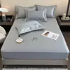 Lujo Ligero Jacquard Carbón Hielo 900D Sábanas Colchonetas Suaves Refrigeradas Clase Amigable con la Piel Transpirable Lavables a Máquina Colchoneta de Seda de Hielo para Dormir Desnudo