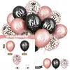 Conjunto de balões decorativos de festa com estampa de número de aniversário mais vendido internacional para decoração de cerimônia de 18º aniversário Balões
