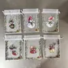Bolsa de Malla para Regalo de Fiesta de Agradecimiento Transfronterizo, Bolsa de Embalaje para Almacenamiento de Joyería, Bolsillo para Paquete de Fiesta de Dulces