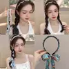 Diadema de Cadena Vintage Tela de Satén de Palacio Pinza para el Cabello Banda para el Cabello Verano para Mujer Bufanda de Seda Cinta Lazo para el Cabello Diadema