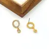 Novos Brincos de Design Circular Simples, Versáteis, de Personalidade de Nicho, Estilo Europeu e Americano para Mulheres