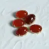 Ajuste de Gema de Ágata Ametista em Cobre Fundido com Quatro Garras