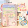 Bolsa de Archivo de Malla Transparente Estudiante Multicapa con Cremallera Bolsa de Tutoría Almacenamiento de Libros de Texto y Tareas Estudiante Bolsa de Archivo