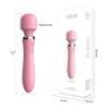 Eros Stick Orgasmo Feminino AV Stick 2ª Geração Aquecimento Duplo Choque Massagem Stick Feminino Masturbator Adulto Produtos Sexuais Venda por Atacado