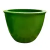 Jingdezhen Cerámica Esmalte de Color Maceta Grande Bronce Antiguo Método Antiguo Acuario Sala de Estar Patio de Casa Plantar Loto Nenúfar Tanque de Agua