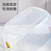 Balde de arroz plástico transparente Cozinha doméstica à prova de insetos à prova de umidade Caixa de armazenamento de arroz selada Caixa de armazenamento de farinha de cereais Caixa de balde de arroz