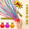 Mão de casamento jogando fita de seda mão jogando fogos de artifício pulseira aranha flor casamento limpeza-livre fita aniversário atmosfera adereços