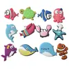 Lindos Animales Marinos Creativos PVC Goma Suave Decoración para Refrigerador Imanes Pegatinas de Educación Temprana Venta al por Mayor Imanes Magnéticos Imanes para Refrigerador DIY