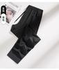 Verão Novo Estilo Seda Gelada Casual Solto Cintura Alta Amarração na Perna Unissex Reta Outdoor Amigo da Pele Respirável Casual Esportes