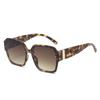Nuevos Lentes de Sol de Moda Retro 2022 de Montura Grande para Mujer, Transfronterizos, Modernos, Europeos y Americanos, Anti-UV, para Conducir y Viajar