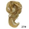 Venta al por mayor de fábrica, anillo de pelo desordenado con cabeza de bola de viento perezoso, peluca de barba larga natural esponjosa, anillo de novia, bolsa de pelo con bobina Bud