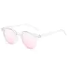 Rubor Puro Deseo Blanqueador Celebridad de Internet Gafas de Sol Sin Maquillaje para Mujer Montura Grande Adelgazantes de Aspecto Sofisticado Estilo Coreano Gafas para Chica Linda