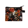 Nuevo Monedero de Serie de Terror Europea y Americana, Bolsa de Almacenamiento de Poliéster de Dibujos Animados para Niños, Lindo Mini Tarjetero, Bolsa Pequeña