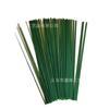No. 2 varilla de flor verde recubierta material de flor tallo de flor DIY alambre verde rama de flor varilla de torsión varilla de flor alambre verde rosa tallo de flor