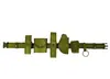 Cinturón Táctico de Servicio de Seguridad Juego de Seis Piezas Entrenamiento de Patrulla Multiusos Funda para Pistola Portallaves Portalinternas Cinturón Combinado