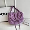 Primavera e Verão Nova Bolsa de Ombro Feminina Casual All-match Plissado Crossbody Bolsa Moda Personalizada Niche Travel Nylon Cloth Bag