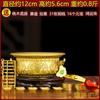 Adorno de Cuenco del Tesoro de Cobre, Decoración del Hogar de Cobre para Atraer la Riqueza, Quemador de Incienso Finamente Elaborado, Artesanías para la Buena Suerte, Regalo Decorativo