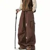 Chaqueta y Pantalones Funcionales a Prueba de Viento e Impermeables Americanos para Hombres, Deportes de Montañismo al Aire Libre, Pantalones Cargo Casuales Rectos con Múltiples Bolsillos con Solapa Otoño