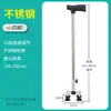 Bastón de Trekking Plegable de Acero Inoxidable y Aleación de Aluminio de Cuatro Patas Antideslizante para Ancianos Bastón de Caminar para Exteriores