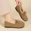 Zapatos de algodón invierno nuevos engrosados zapatos de algodón del viejo Pekín zapatos de mujer forrados de felpa cálidas botas de nieve para ancianos botas de algodón zapatos de madre