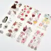 Set de Pegatinas para Diario, Pegatinas Washi Artísticas y Lindas, Material de Verano para Bodas y Viajes, Pegatinas Decorativas, Artículo Popular de Celebridad de Internet