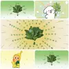 Mouse pad criativo de folha de toranja, extra grande fofo de desenho animado com apoio de pulso para dormitório, pad de mesa, mouse pad para estação de trabalho