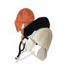 Orejeras de punto de mohair para mujer otoño e invierno que hacen que la cara se vea pequeña, esquí cálido con cordones, gorro Lei Feng que combina con todo, gorro de lana tipo bolsa para la cabeza