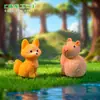 Paisaje en Miniatura Creativo Realista Capibara Zorro Figuras de Animales Pequeños Lindos Accesorios de Decoración DIY Mini Adornos