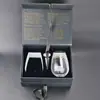 Fábrica de Personalización de Cajas de Regalo con Tapa Abatible, Caja de Regalo Negra con Estampado de Lámina y Lazo de Cinta, Personalización de Caja de Embalaje de Lujo Ligero para Ropa y Fragancias