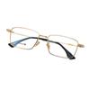 Gafas de Titanio Puro con Montura para Gafas para Miopía para Hombre, Montura Cuadrada Retro Literaria, Montura para Gafas Ópticas Terminadas para Mujer, Venta al Por Mayor del Fabricante