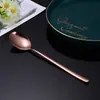Juego de Cuchillo, Tenedor y Cuchara de Acero Inoxidable Estilo Coreano, Cuchillo, Tenedor y Cuchara Integrados para Uso en Casa, Cuchara de Mesa para Restaurante y Uso en Casa
