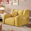 Sofá perezoso para dormitorio, apartamento pequeño, individual o doble, sofá pequeño para recostarse o dormir, adecuado para casas de alquiler, sillón individual